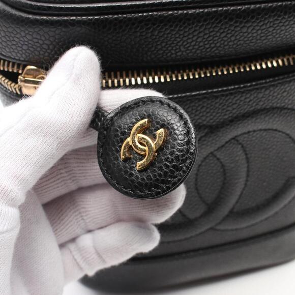 CHANEL Black Leather Logo Bag - Picture 11 of 11